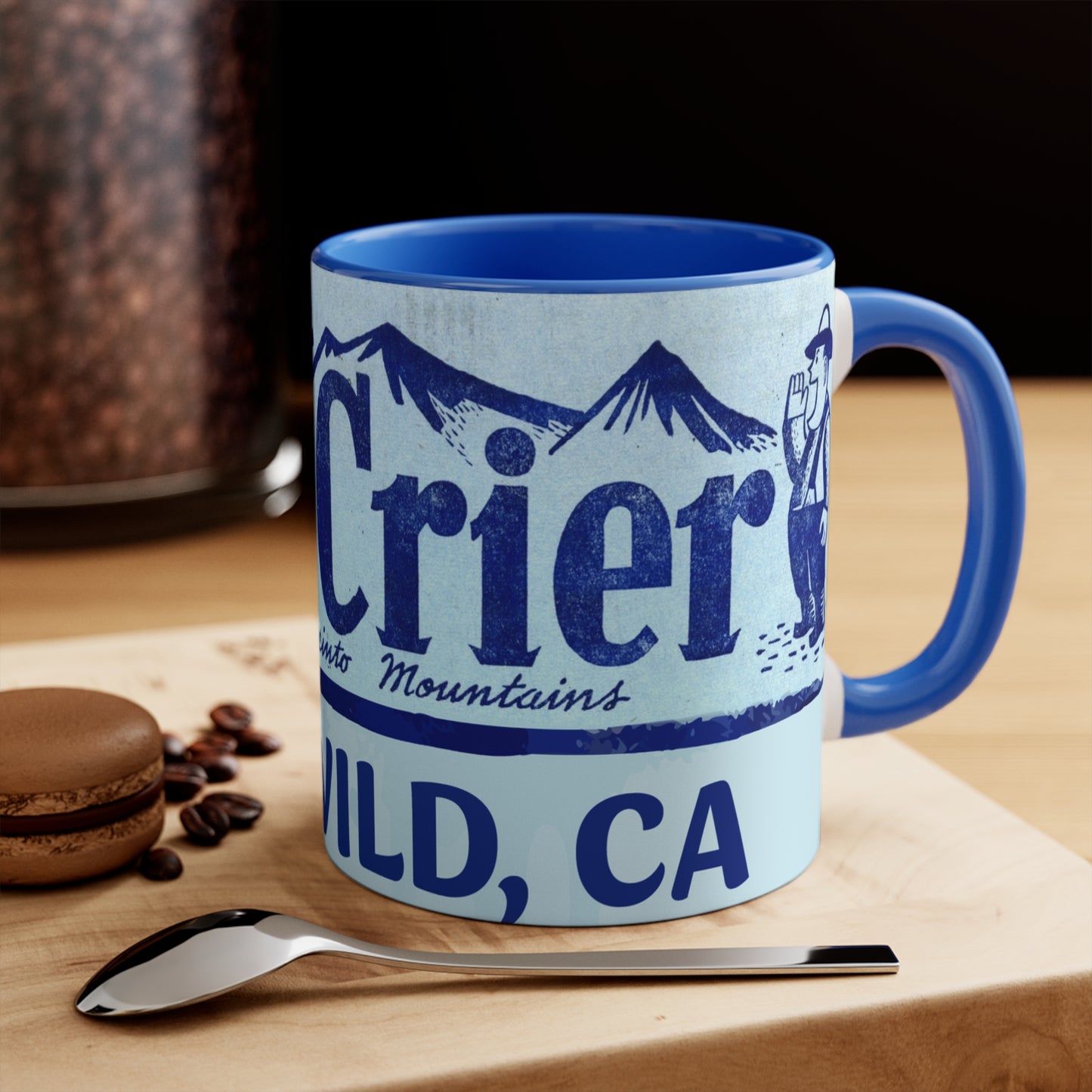 Idyllwild Town Crest Mug | Mountain Sunrise Ceramic Coffee Mug