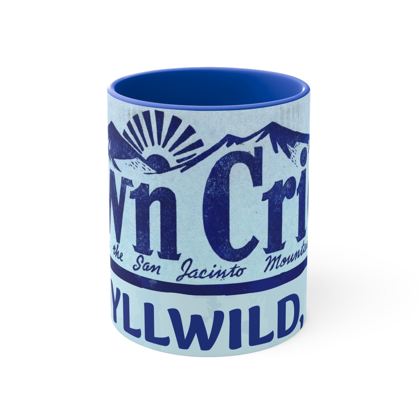 Idyllwild Town Crest Mug | Mountain Sunrise Ceramic Coffee Mug