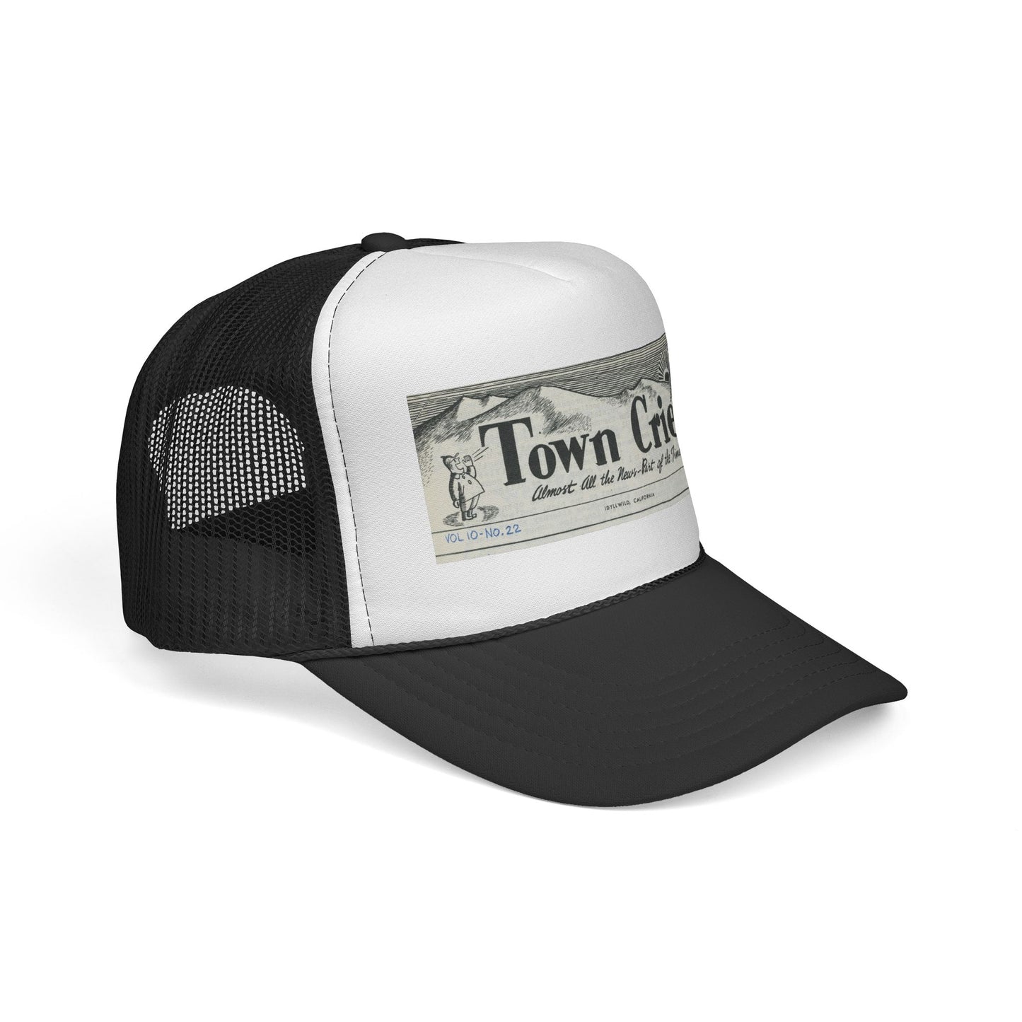 Trucker Caps - Vintage Newspaper Logo Design