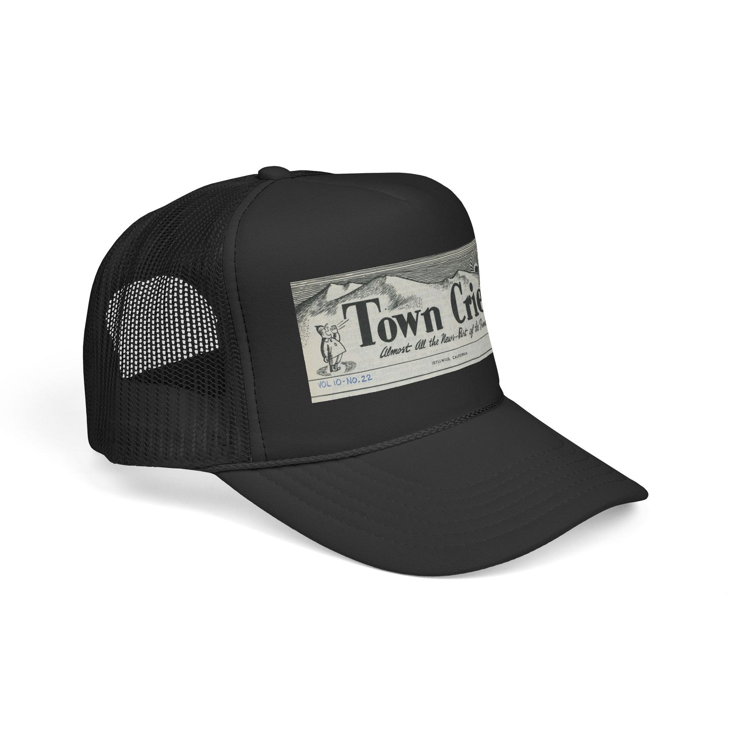 Trucker Caps - Vintage Newspaper Logo Design