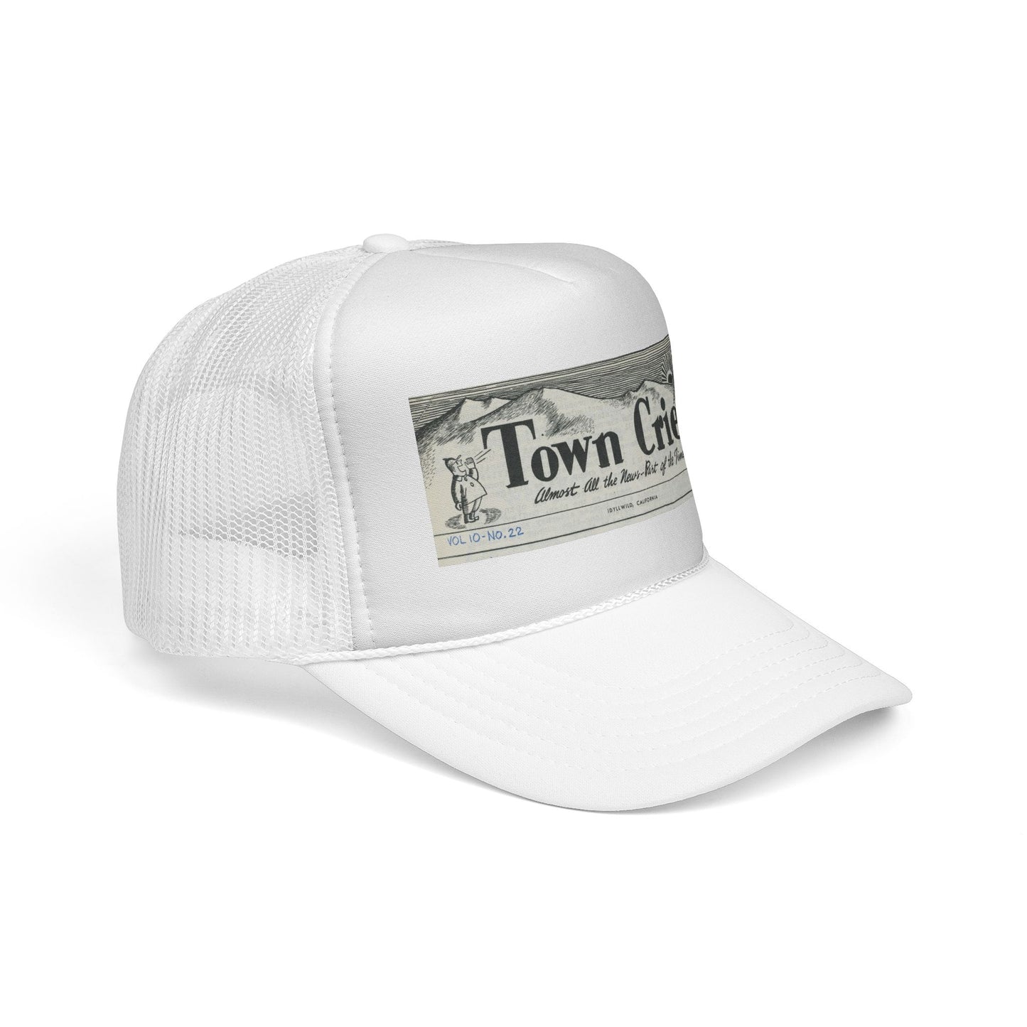 Trucker Caps - Vintage Newspaper Logo Design